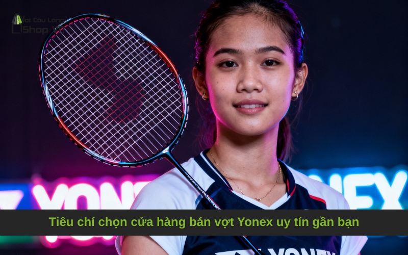 Tiêu chí chọn cửa hàng bán vợt Yonex uy tín gần bạn