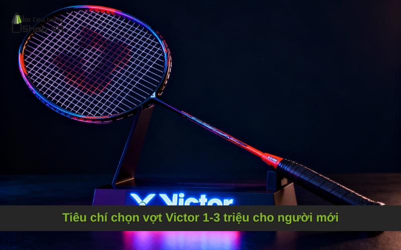 Tiêu chí chọn vợt Victor 1-3 triệu cho người mới