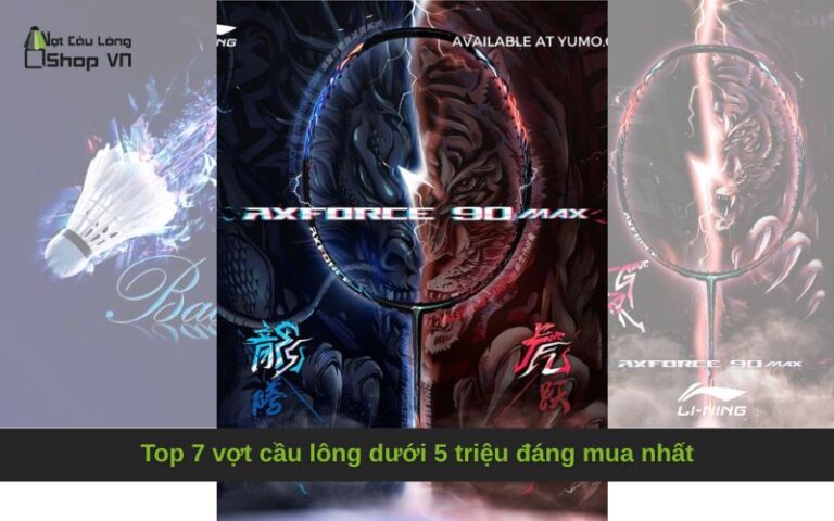 Top 7 vợt cầu lông dưới 5 triệu đáng mua nhất