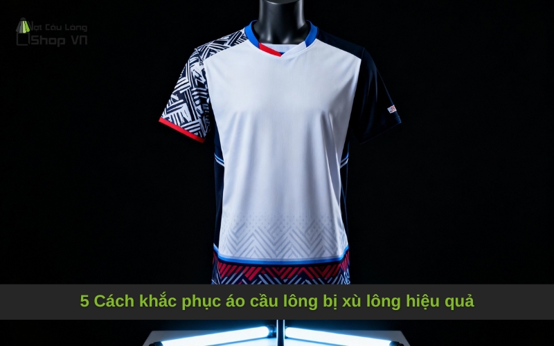 5 Cách khắc phục áo cầu lông bị xù lông hiệu quả