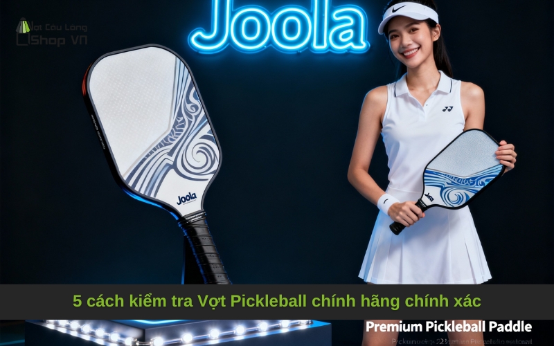 5 cách kiểm tra Vợt Pickleball chính hãng chính xác
