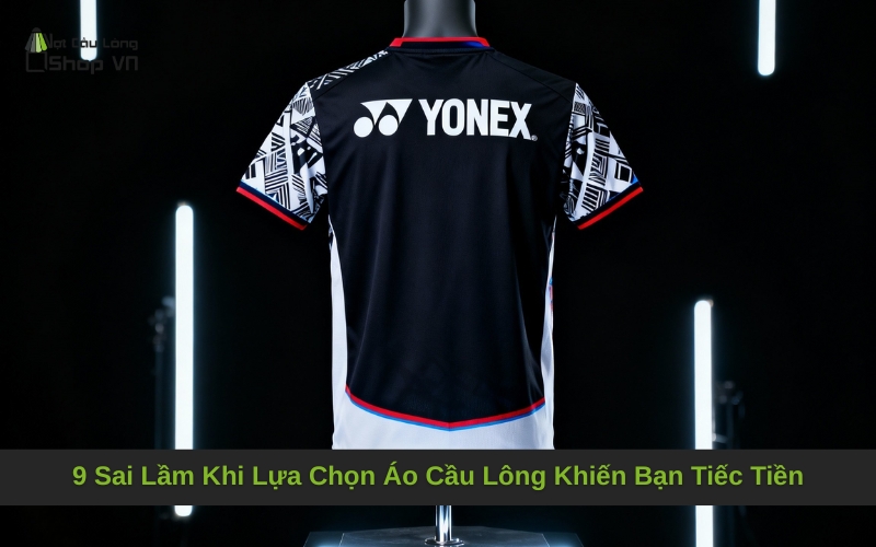 9 Sai Lầm Khi Lựa Chọn Áo Cầu Lông Khiến Bạn Tiếc Tiền