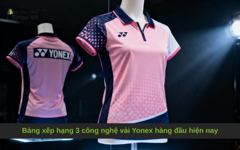 Bảng xếp hạng 3 công nghệ vải Yonex hàng đầu hiện nay