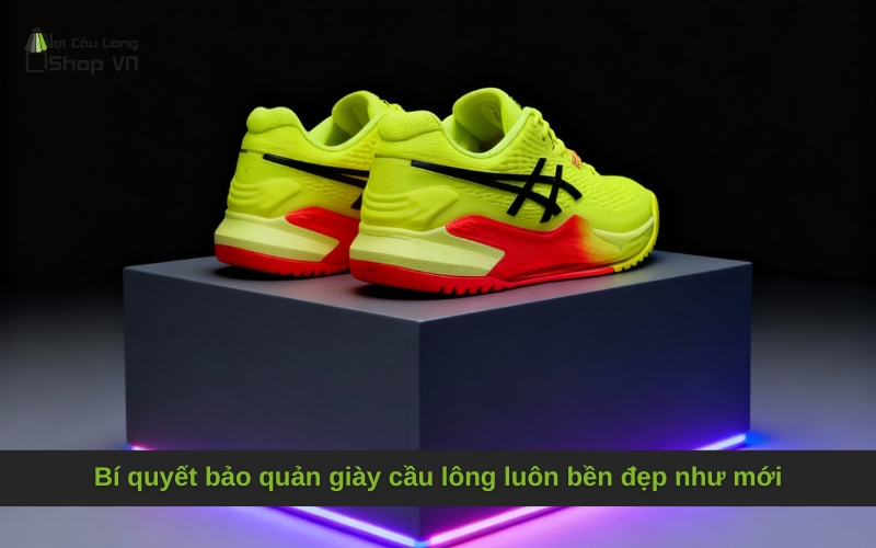 Bí quyết bảo quản giày cầu lông luôn bền đẹp như mới