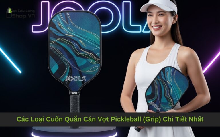 Các Loại Cuốn Quắn Cán Vợt Pickleball (Grip) Chi Tiết Nhất