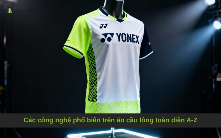 Các công nghệ phổ biến trên áo cầu lông toàn diện A-Z