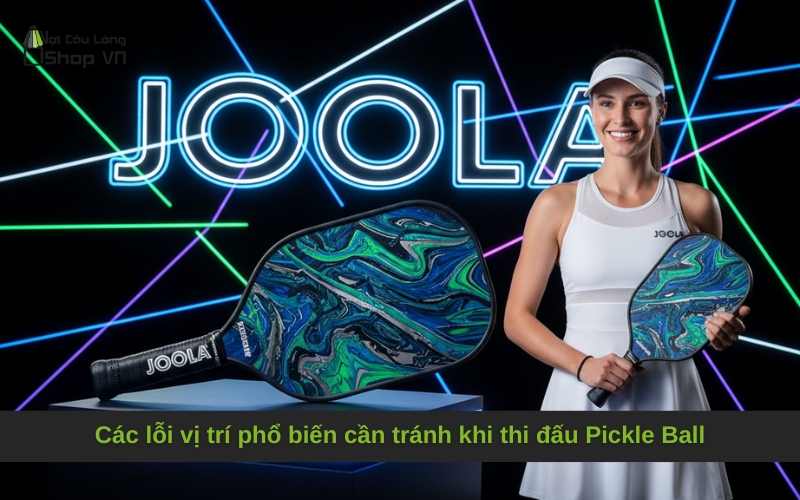 Các lỗi vị trí phổ biến cần tránh khi thi đấu Pickle Ball