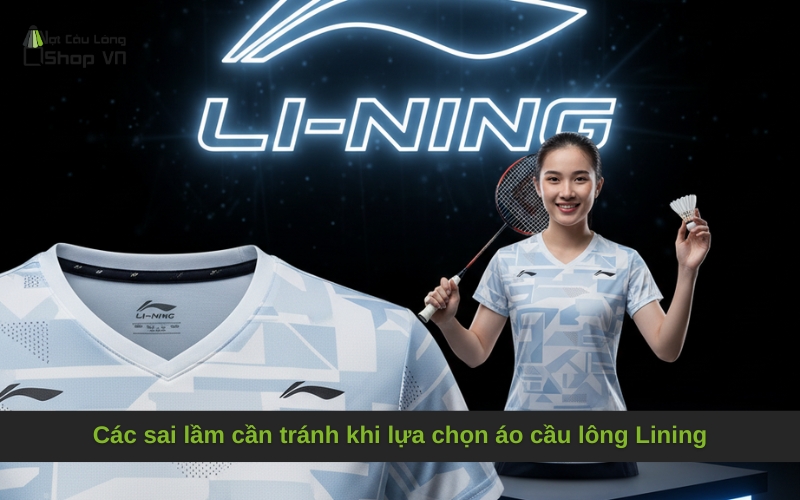 Các sai lầm cần tránh khi lựa chọn áo cầu lông Lining