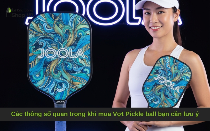 Các thông số quan trọng khi mua Vợt Pickle ball bạn cần lưu ý