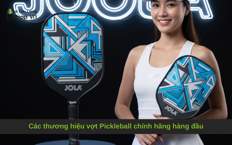 Các thương hiệu vợt Pickleball chính hãng hàng đầu