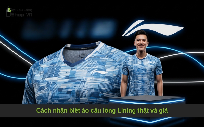 Cách nhận biết áo cầu lông Lining thật và giả