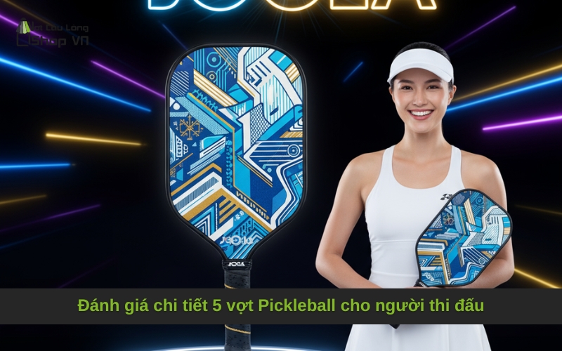 Đánh giá chi tiết 5 vợt Pickleball cho người thi đấu