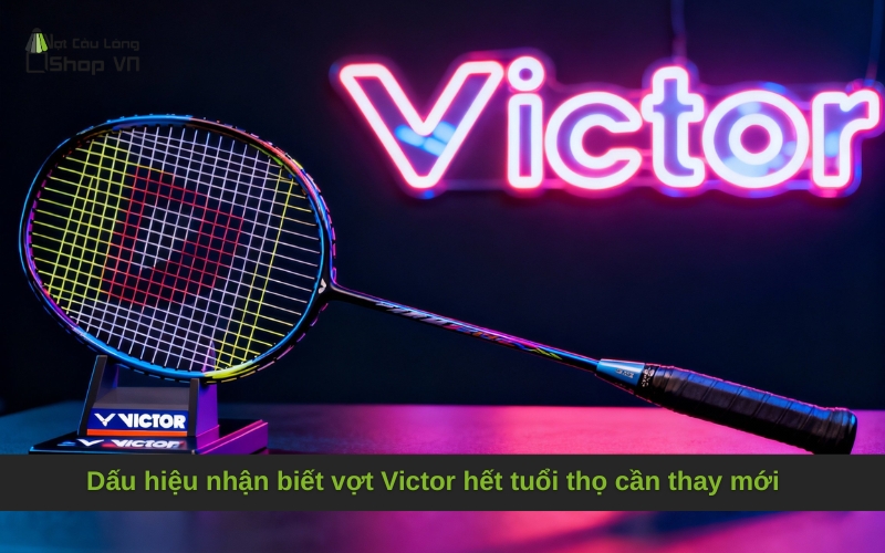 Dấu hiệu nhận biết vợt Victor hết tuổi thọ cần thay mới