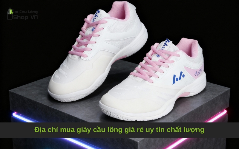 Địa chỉ mua giày cầu lông giá rẻ uy tín chất lượng