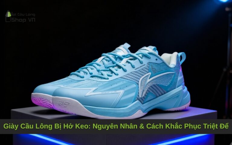 Giày Cầu Lông Bị Hở Keo: Nguyên Nhân & Cách Khắc Phục Triệt Để