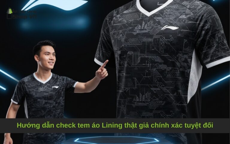 Hướng dẫn check tem áo Lining thật giả chính xác tuyệt đối