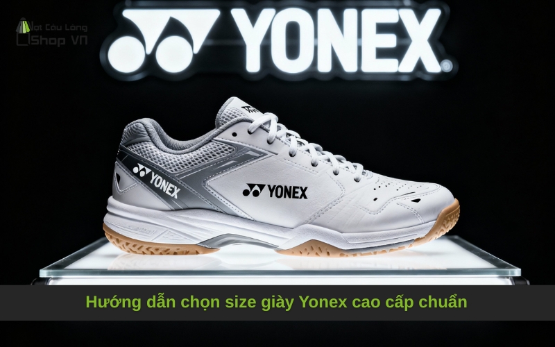 Hướng dẫn chọn size giày Yonex cao cấp chuẩn