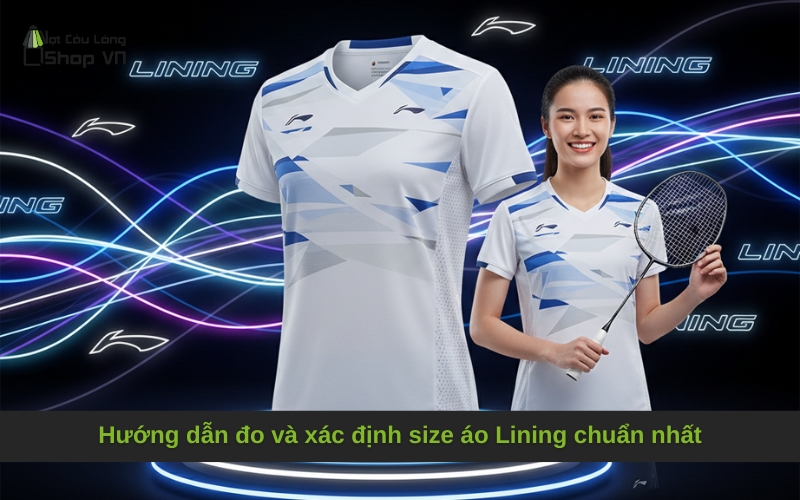 Hướng dẫn đo và xác định size áo Lining chuẩn nhất