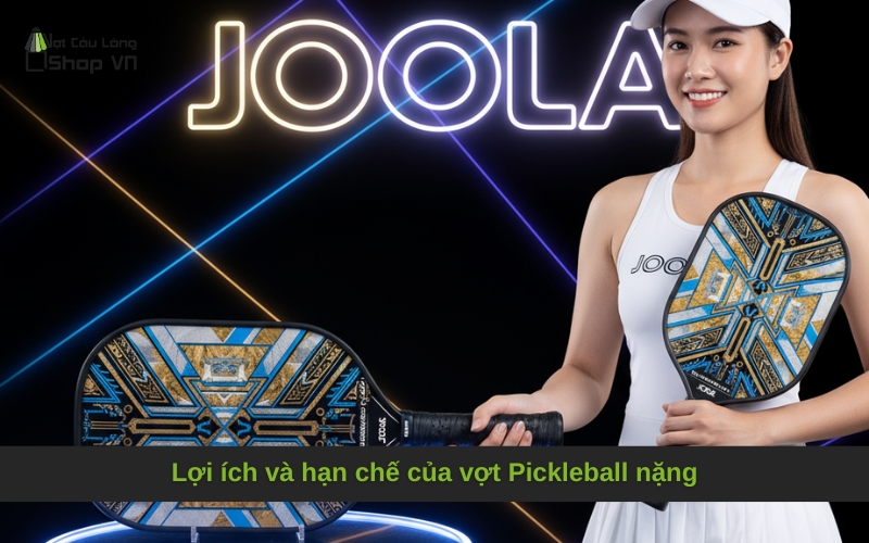 Lợi ích và hạn chế của vợt Pickleball nặng