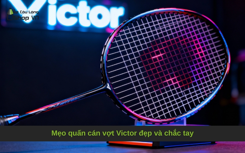 Mẹo quấn cán vợt Victor đẹp và chắc tay