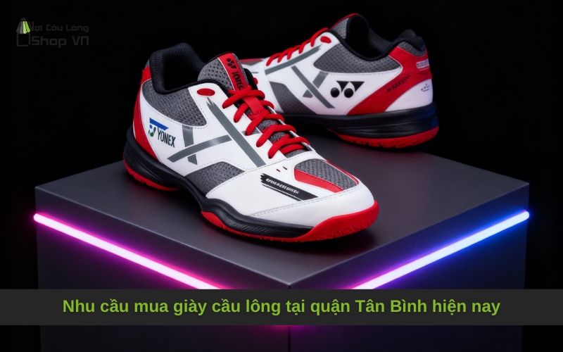 Nhu cầu mua giày cầu lông tại quận Tân Bình hiện nay