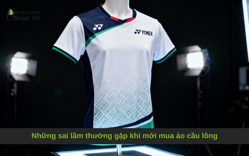 Những sai lầm thường gặp khi mới mua áo cầu lông