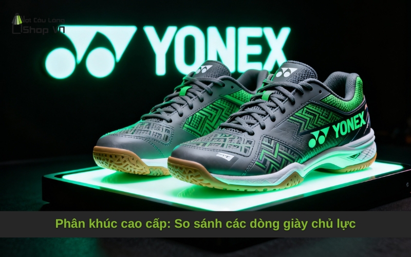 Phân khúc 500k - 1.5 triệu: Giày Yonex tầm trung đáng mua