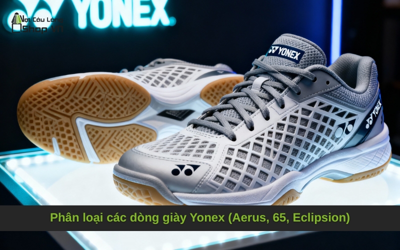 Phân loại các dòng giày Yonex (Aerus, 65, Eclipsion)