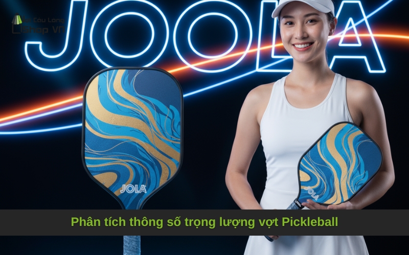 Phân tích thông số trọng lượng vợt Pickleball