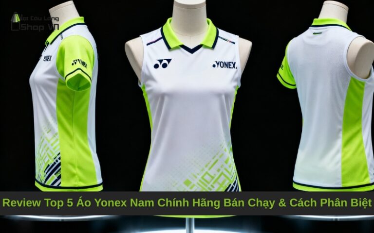 Review Top 5 Áo Yonex Nam Chính Hãng Bán Chạy & Cách Phân Biệt