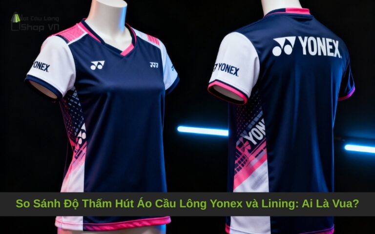 So Sánh Độ Thấm Hút Áo Cầu Lông Yonex và Lining: Ai Là Vua?