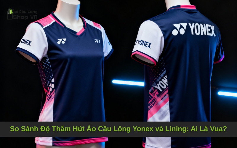So Sánh Độ Thấm Hút Áo Cầu Lông Yonex và Lining: Ai Là Vua?