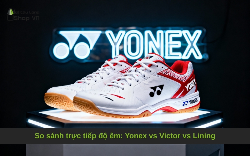 So sánh trực tiếp độ êm: Yonex vs Victor vs Lining