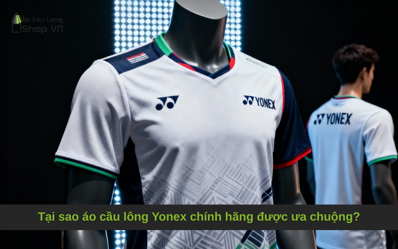 Tại sao áo cầu lông Yonex chính hãng được ưa chuộng?
