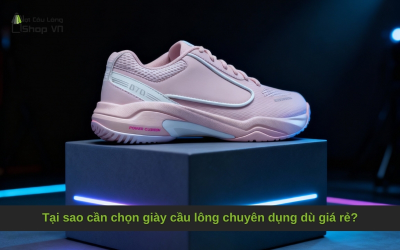 Tại sao cần chọn giày cầu lông chuyên dụng dù giá rẻ?