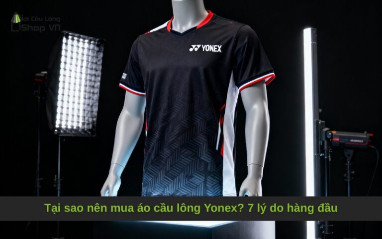 Tại sao nên mua áo cầu lông Yonex? 7 lý do hàng đầu