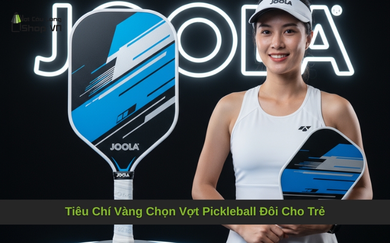 Tiêu Chí Vàng Chọn Vợt Pickleball Đôi Cho Trẻ