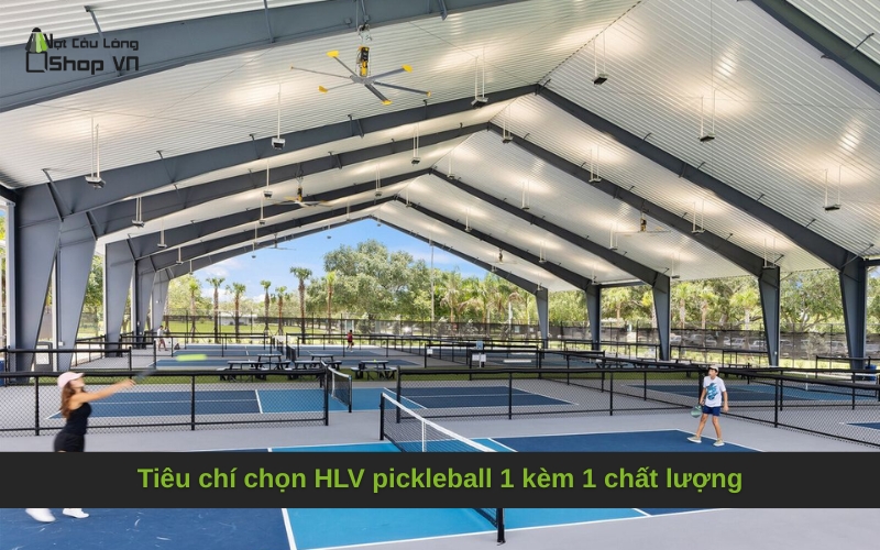 Tiêu chí chọn HLV pickleball 1 kèm 1 chất lượng