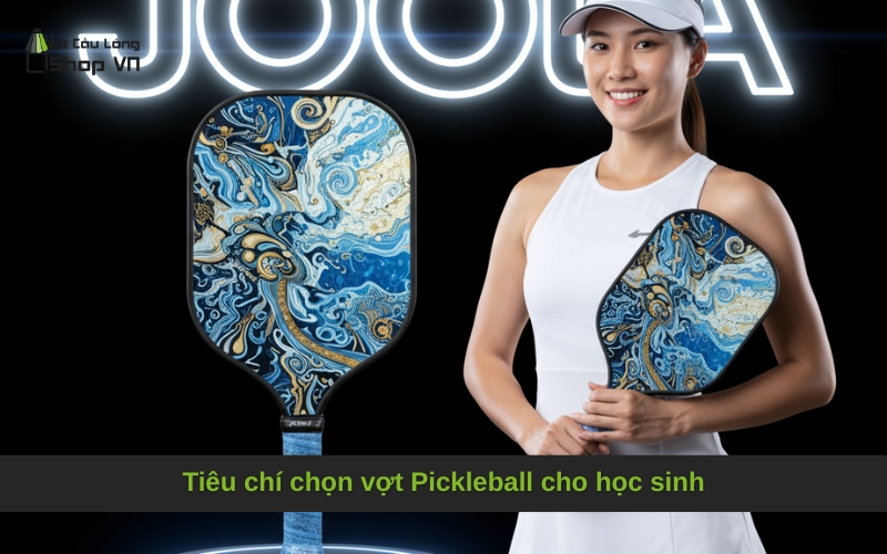 Tiêu chí chọn vợt Pickleball cho học sinh