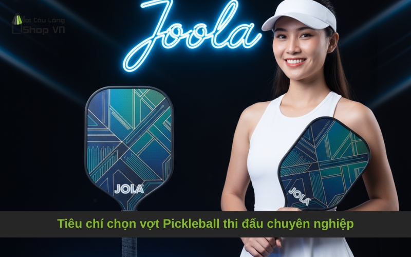 Tiêu chí chọn vợt Pickleball thi đấu chuyên nghiệp