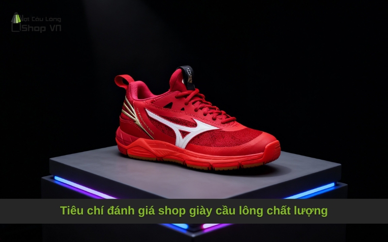 Tiêu chí đánh giá shop giày cầu lông chất lượng