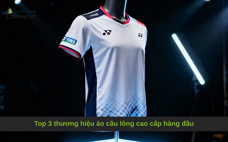 Top 3 thương hiệu áo cầu lông cao cấp hàng đầu
