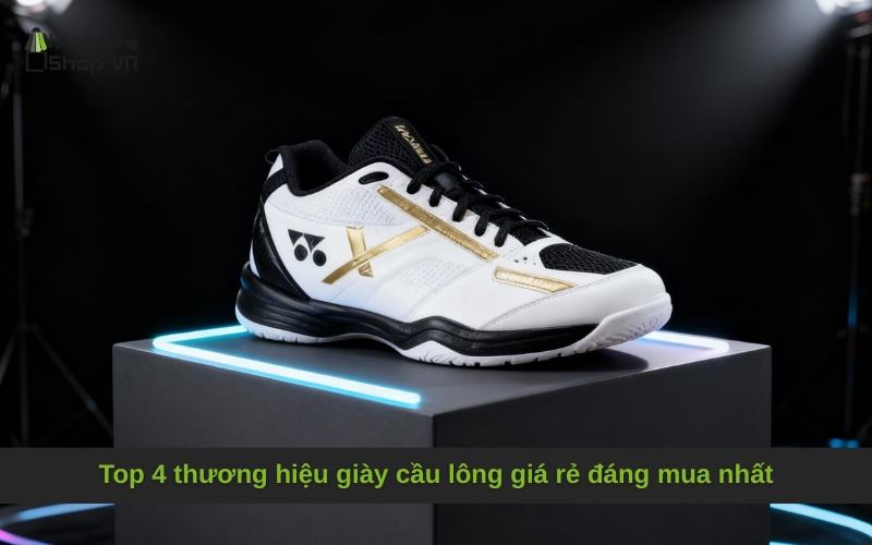Top 4 thương hiệu giày cầu lông giá rẻ đáng mua nhất