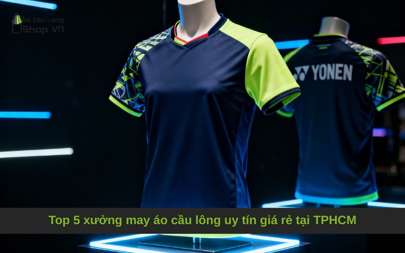 Top 5 xưởng may áo cầu lông uy tín giá rẻ tại TPHCM