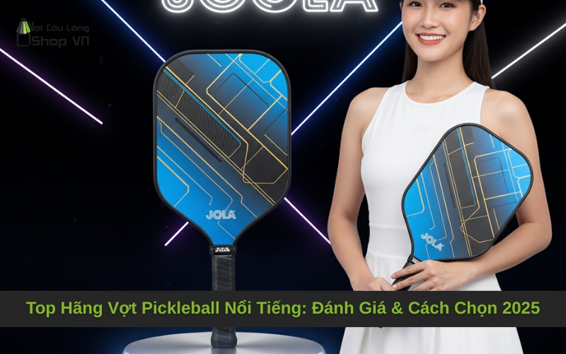 Top Hãng Vợt Pickleball Nổi Tiếng: Đánh Giá & Cách Chọn 2025