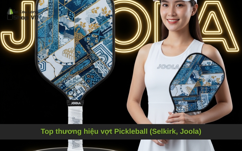 Top thương hiệu vợt Pickleball (Selkirk, Joola)