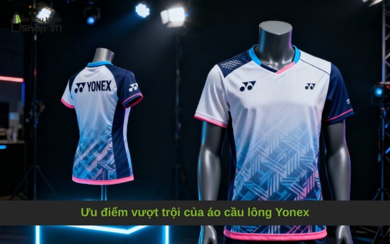 Ưu điểm vượt trội của áo cầu lông Yonex