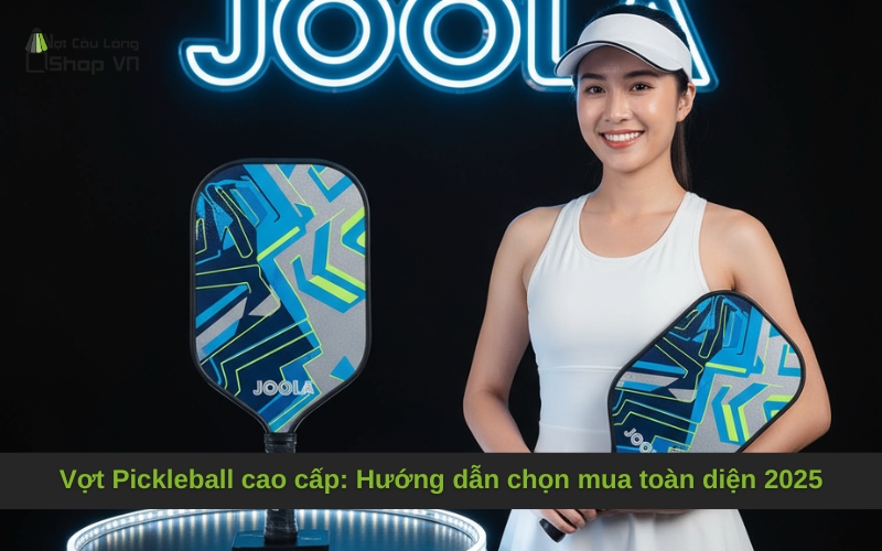 Vợt Pickleball cao cấp: Hướng dẫn chọn mua toàn diện 2025