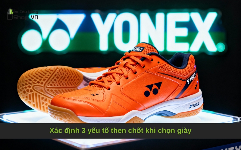 Xác định 3 yếu tố then chốt khi chọn giày