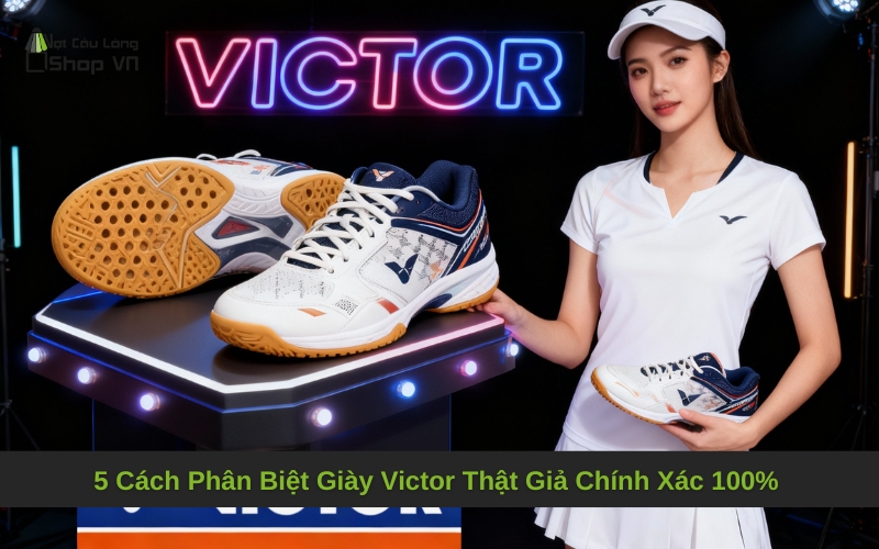 5 Cách Phân Biệt Giày Victor Thật Giả Chính Xác 100%